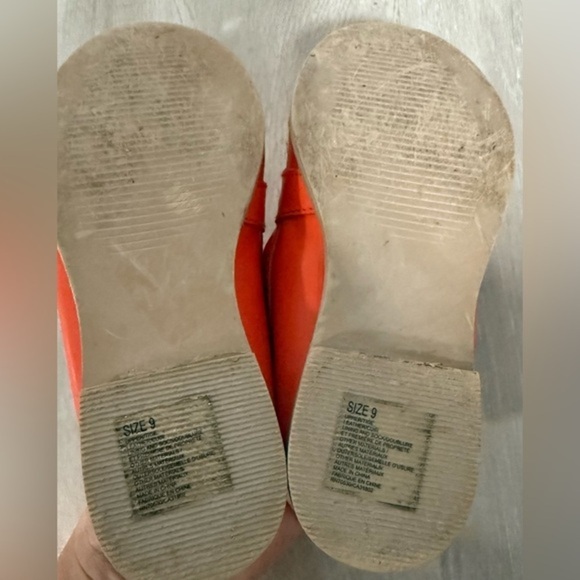 Janie & Jack Orange Slip On Loafer Fringe Toddler Size 9 - Picture 5 of 9